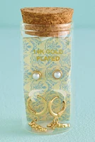 Bottled Angel Pearl Earring Set