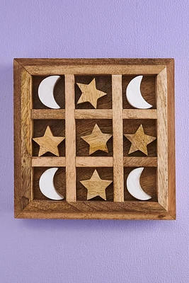 Celestial Tic-Tac-Toe Wood Game