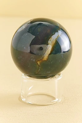 Moss Agate Crystal Sphere