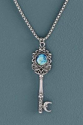 Antique Metal Key Necklace