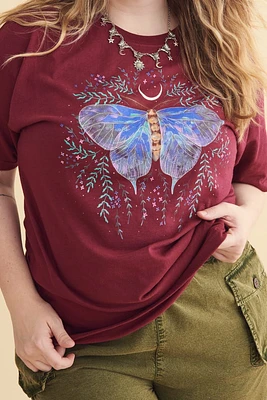 Berry Moon Moth T-Shirt