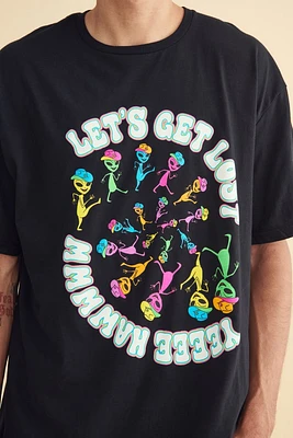 Neon Alien Cowboy T-Shirt