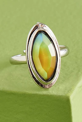 Oval Cat Eye Mood Ring