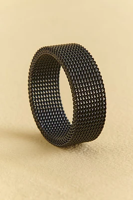 Black Mesh Ring