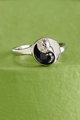 Yin Yang Split Celestial Ring