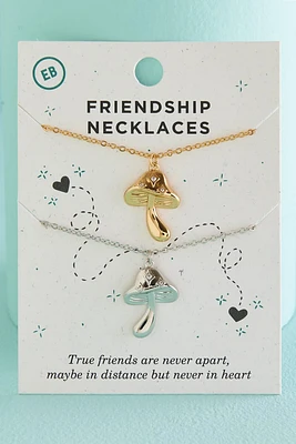 Mushroom Friendship Necklace Set