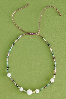 Pastel Mini Glass Bead Anklet