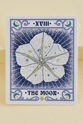 EBX Moon Flower Tarot Card Sticker