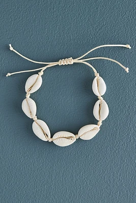 Beige Cowrie Shell Bracelet