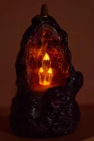LED Crystal Tower Backflow Incense Burner