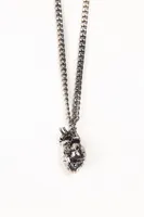 Silver Anatomical Heart Necklace