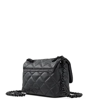 Bolso Crossbody Negro Latisse Capitoneado Mujer