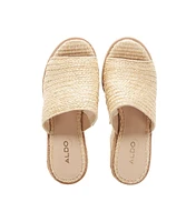 Sandalias con tacón alto de cuña Mujer