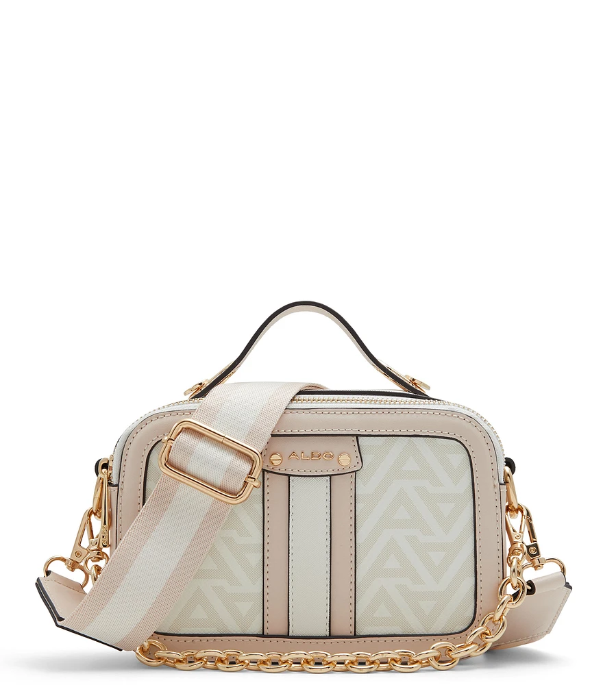 Bolso crossbody con monogram Mujer