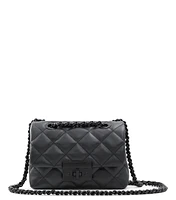 Bolso Crossbody Negro Latisse Capitoneado Mujer