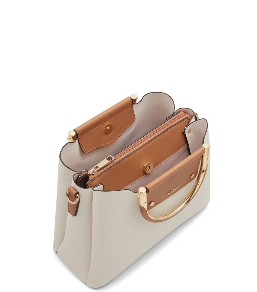 Bolso satchel granulado Mujer