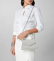 Bolso clutch con pedrería Mujer