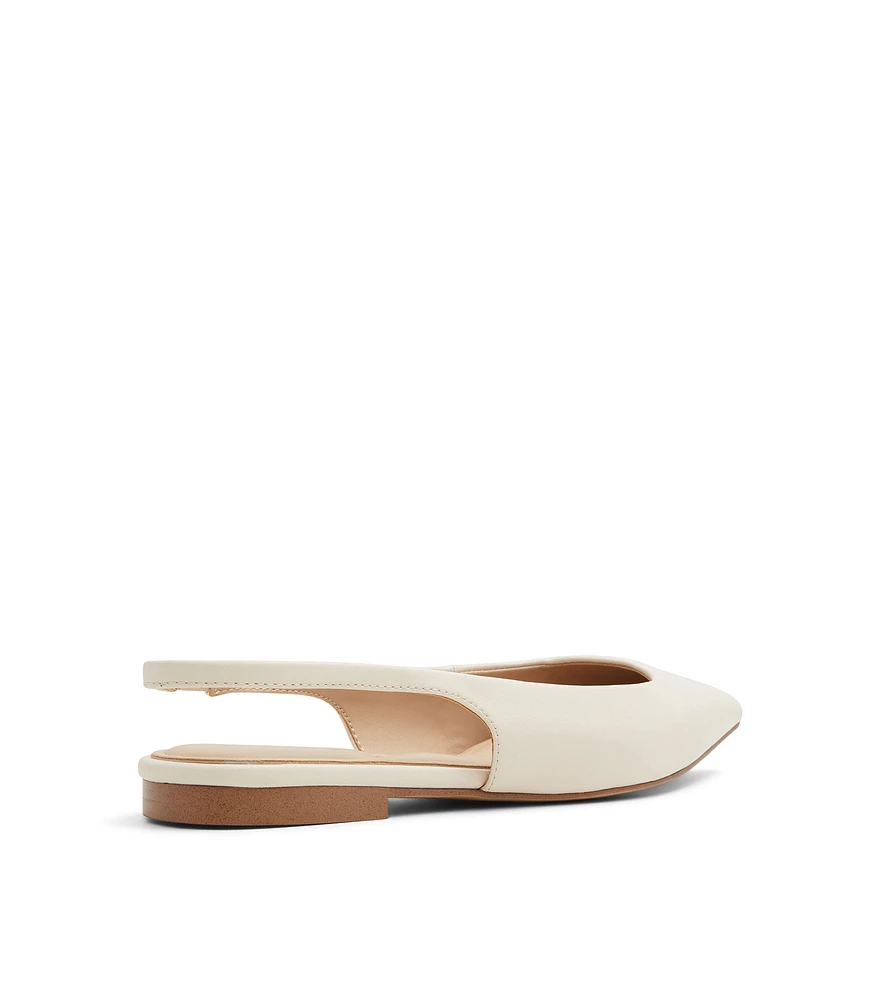 Flats slingback de punta afilada Mujer