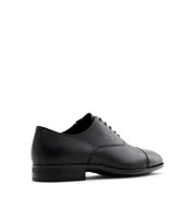 Zapatos de Vestir Derby Negros en Piel Hombre