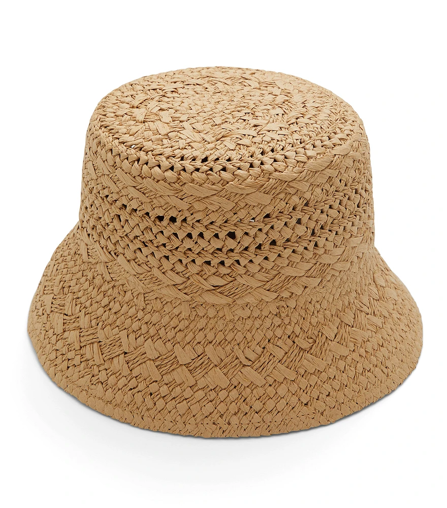 Sombrero de playa estilo yute Mujer