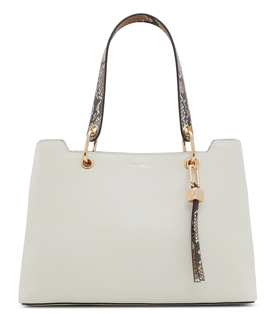 Bolso Satchel Hueso Coquette Mujer