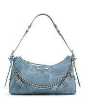 Bolso shoulder deslavado Mujer