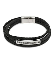 Pulsera en piel Hombre