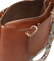 Bolso satchel liso Mujer