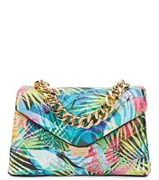 Bolso crossbody con estampado Mujer