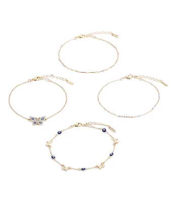 Set 4 Pulseras Mujer