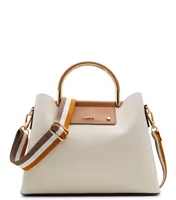 Bolso satchel granulado Mujer