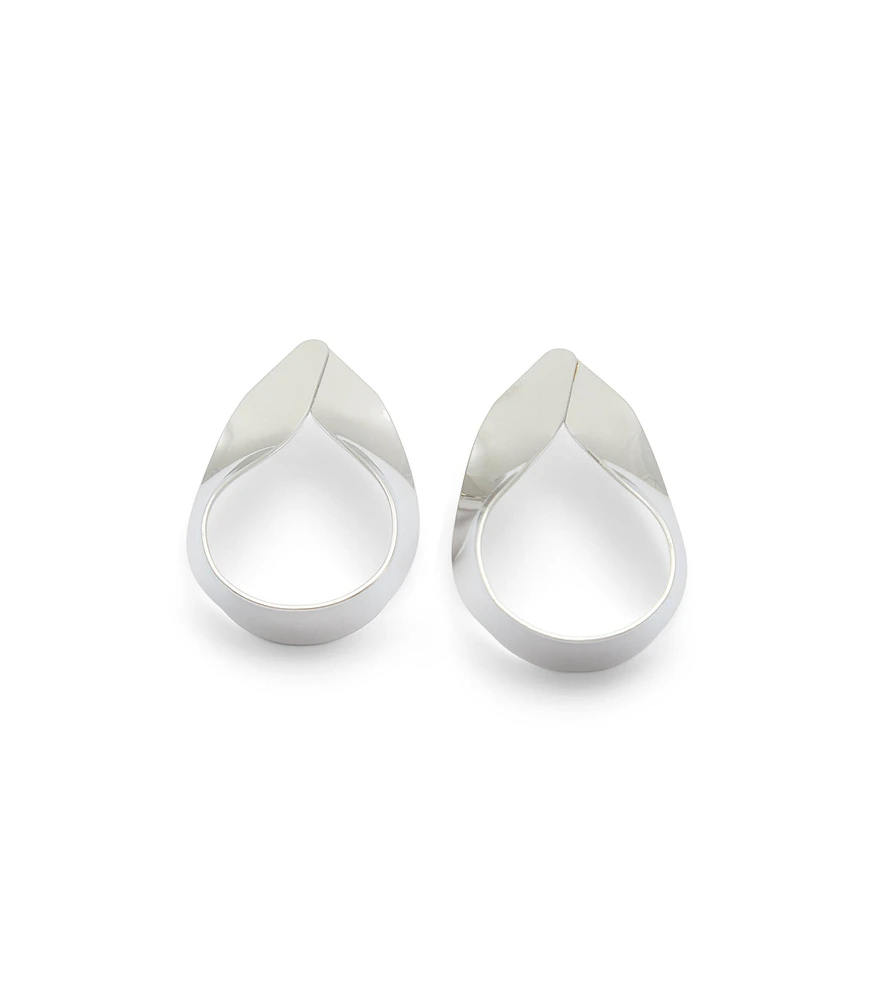 Aretes ovales Mujer