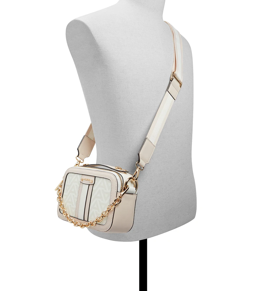 Bolso crossbody con monogram Mujer