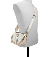 Bolso crossbody con monogram Mujer