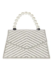 Bolso clutch con pedrería Mujer