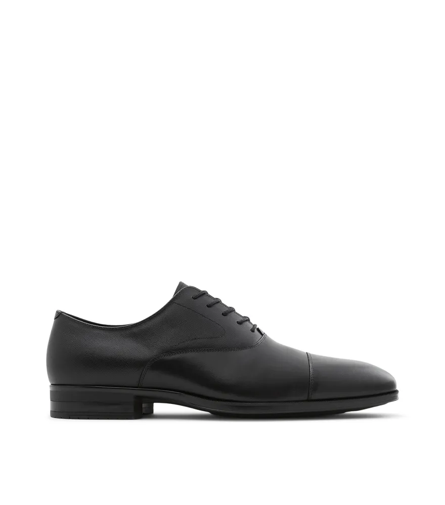 Zapatos de Vestir Derby Negros en Piel Hombre