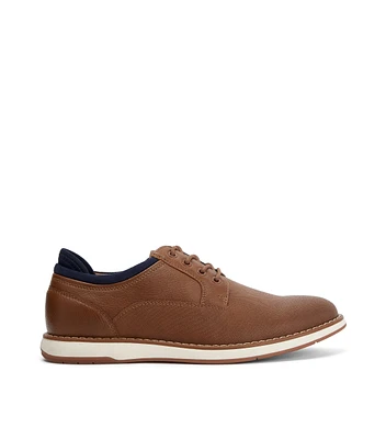 Zapatos Casuales Derby Café Hombre