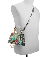 Bolso crossbody con estampado Mujer