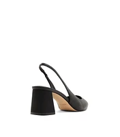 Zapatillas Slingback de tacón bajo ancho Mujer