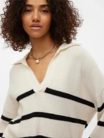 Luna V-Neck Long Pullover