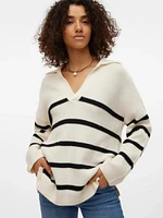 Luna V-Neck Long Pullover