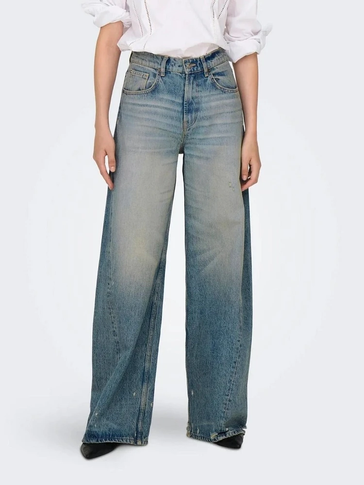 Eryn Wide Leg Tinted Jean