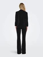 Lalya Fitted Glitter Blazer