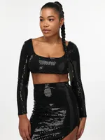 Lindsey Sequin Top