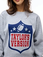 Taylor's Version Football Crew Sweatshirt