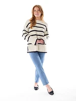 Manja Loose Stripe Sweater