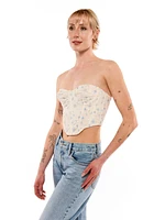 Gomez Floral Bustier Top