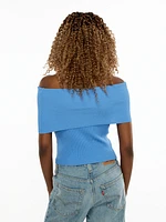 Melio Over The Shoulder Knit Top