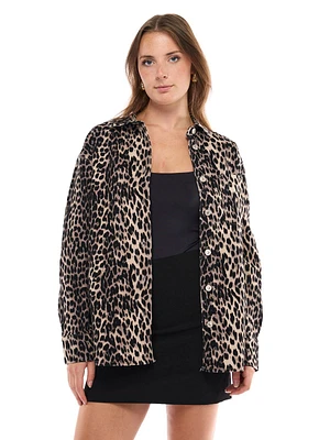 Anlie Leopard Print Shacket