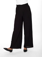 Pleated Pull On Pant